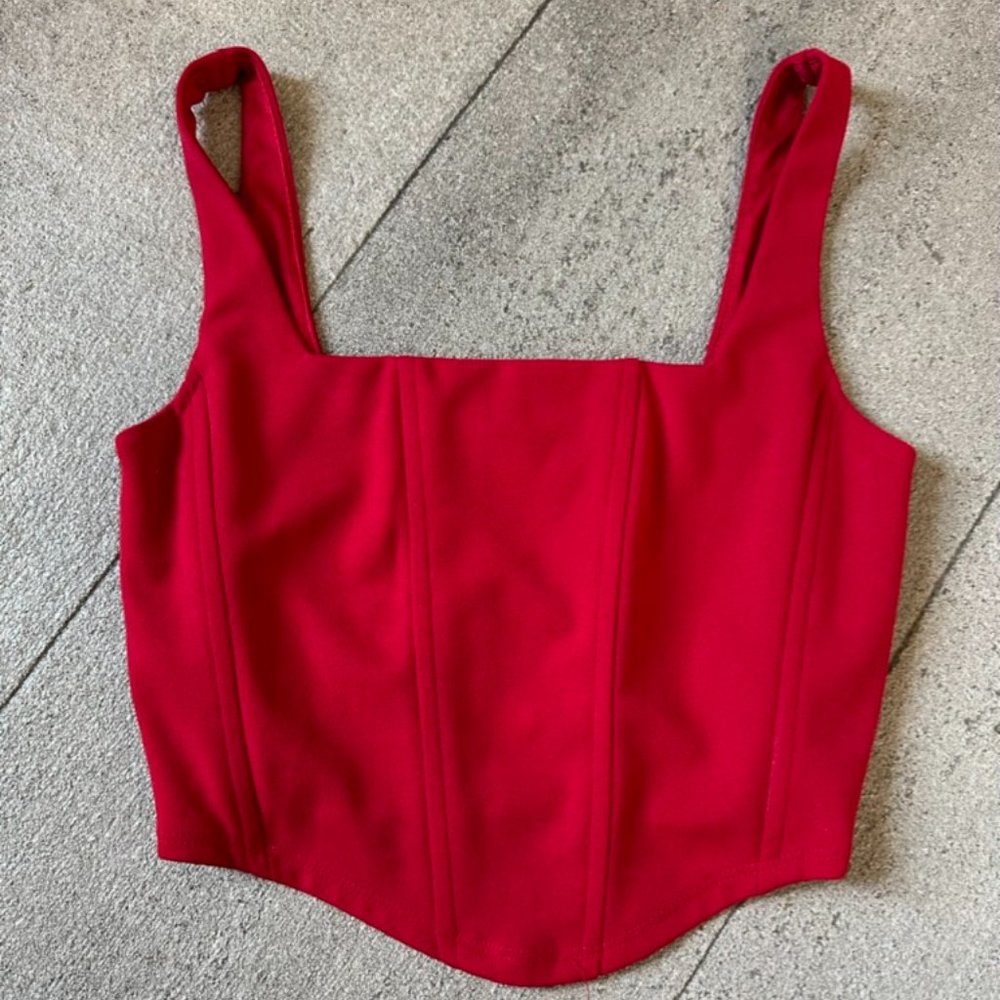 Red Corset Top